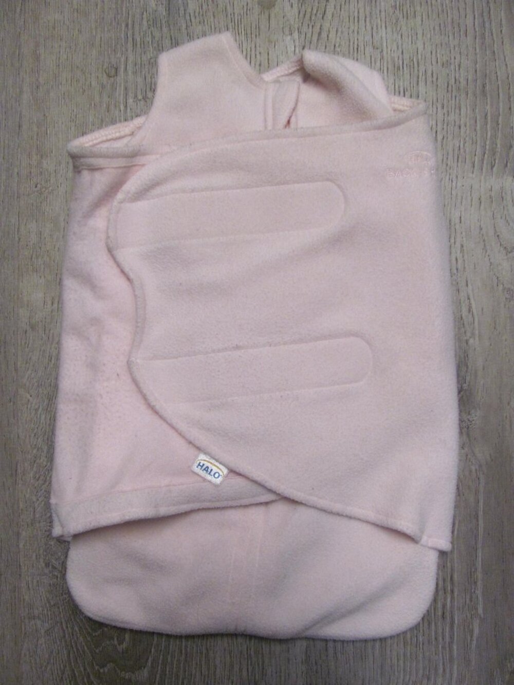 HALO Fleece Sleepsack Swaddle 3-Way Adjustable Swaddle Blanket Pink Preemie
